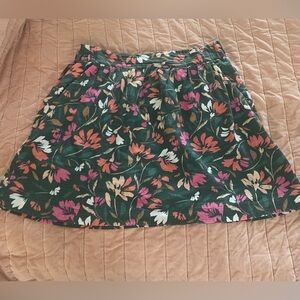 Loft outlet floral skirt